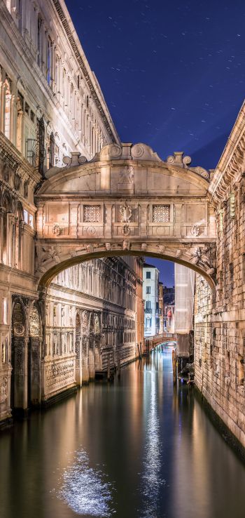 Обои 1440x3040 Венеция, Италия, канал