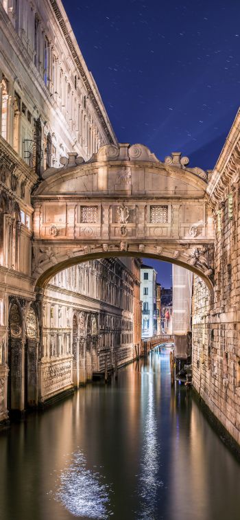 Venice, Italy, channel Wallpaper 1284x2778