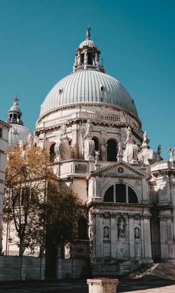 Обои 1200x2000 церковь, купол, Венеция