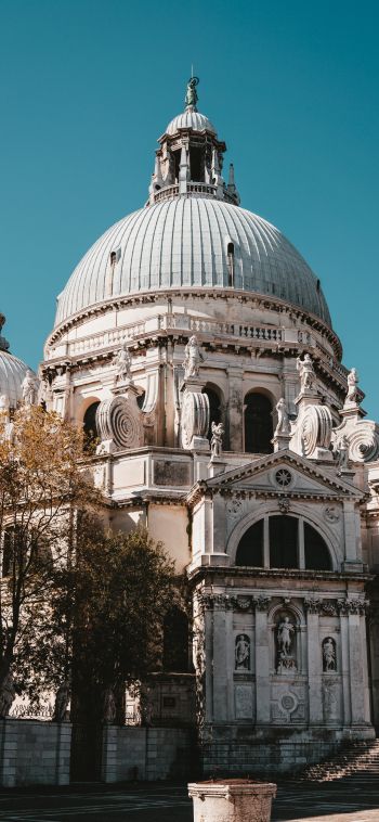 church, dome, Venice Wallpaper 1080x2340