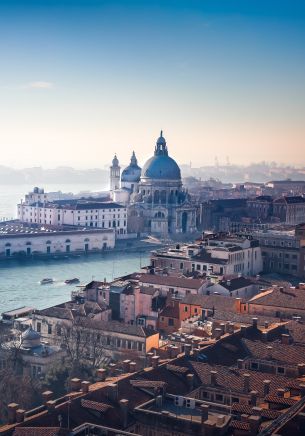 Venice, Italy, bird's eye view Wallpaper 1668x2388