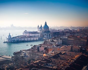Venice, Italy, bird's eye view Wallpaper 1280x1024