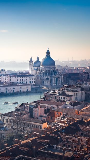 Venice, Italy, bird's eye view Wallpaper 1080x1920