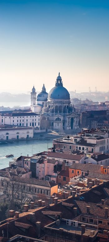 Venice, Italy, bird's eye view Wallpaper 720x1600