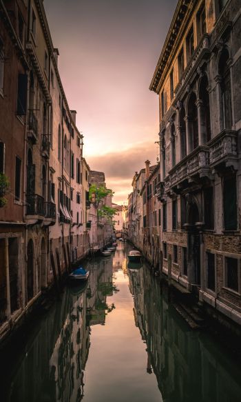 Обои 1200x2000 Венеция, Италия, канал