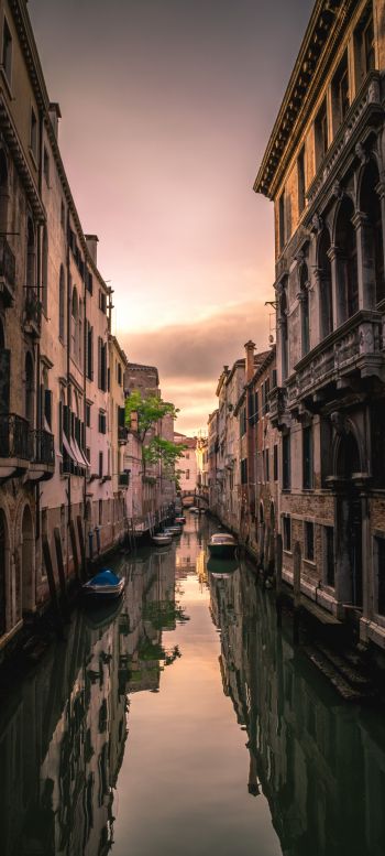Обои 720x1600 Венеция, Италия, канал