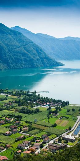 landscape, bird's eye view, Italy Wallpaper 720x1440