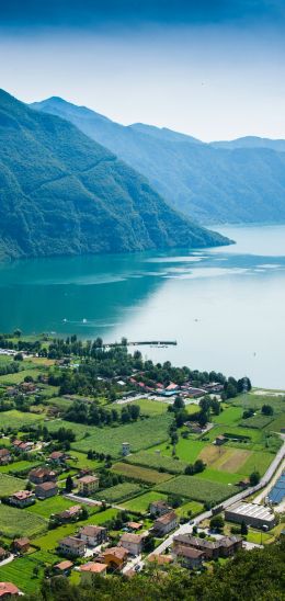 landscape, bird's eye view, Italy Wallpaper 720x1520