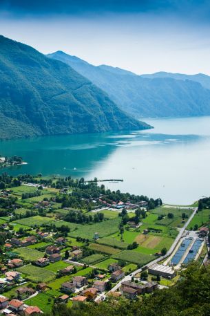 landscape, bird's eye view, Italy Wallpaper 640x960