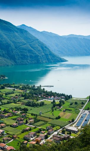 landscape, bird's eye view, Italy Wallpaper 1200x2000