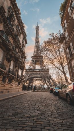 Eiffel Tower, Paris, France Wallpaper 720x1280