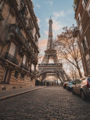 Eiffel Tower, Paris, France Wallpaper 1536x2048