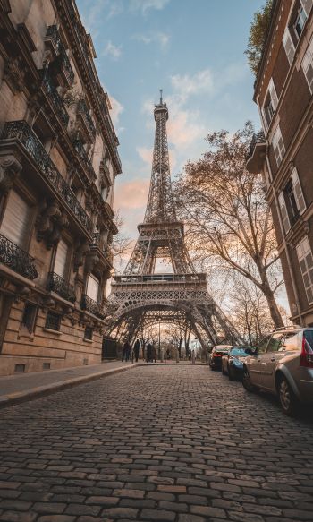Eiffel Tower, Paris, France Wallpaper 1200x2000