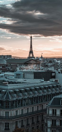 Paris, France, city Wallpaper 1080x2280
