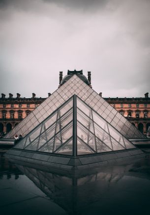 Louvre, Paris, France Wallpaper 1668x2388