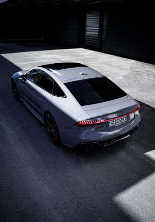 Обои 1668x2388 Audi RS 7, спортивная машина, серый