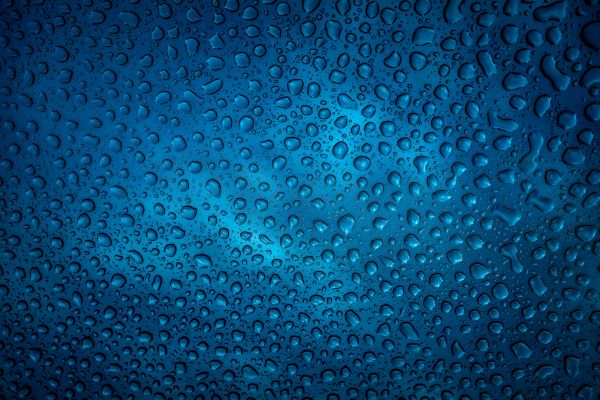 raindrop, blue, background Wallpaper 2997x2001