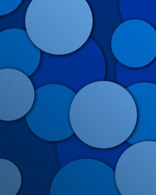 circles, blue, abstraction Wallpaper 4000x5000