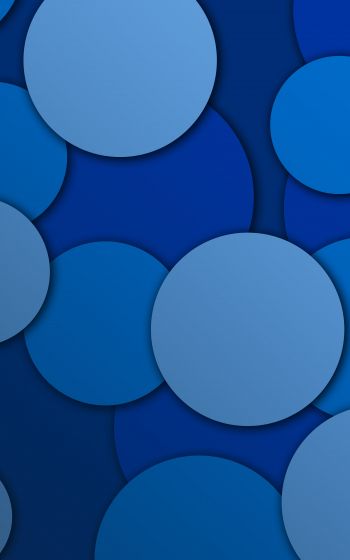 circles, blue, abstraction Wallpaper 800x1280