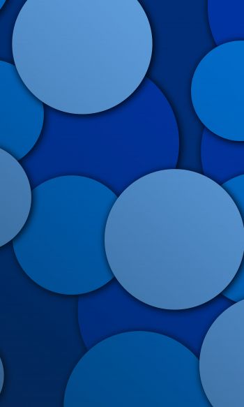 circles, blue, abstraction Wallpaper 1200x2000
