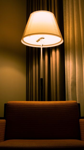 floor lamp, comfort, aesthetics Wallpaper 640x1136
