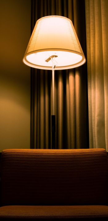 floor lamp, comfort, aesthetics Wallpaper 1080x2220