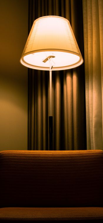 floor lamp, comfort, aesthetics Wallpaper 828x1792