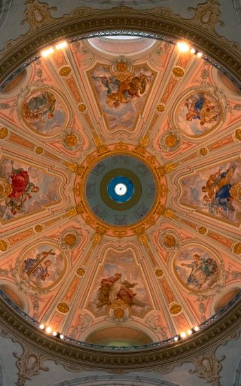 church, ceiling, art Wallpaper 1200x1920