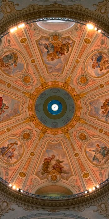church, ceiling, art Wallpaper 720x1440