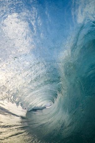 wave, surfing, sea Wallpaper 640x960
