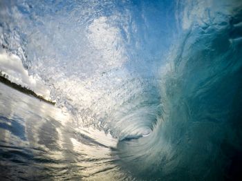 wave, surfing, sea Wallpaper 1024x768