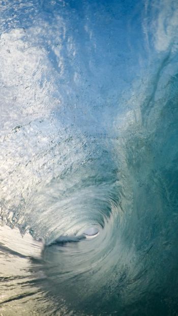 wave, surfing, sea Wallpaper 640x1136