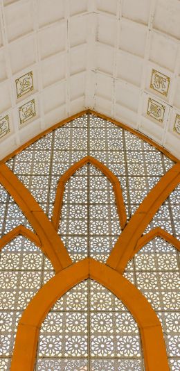 ceiling, pattern, church Wallpaper 1440x2960