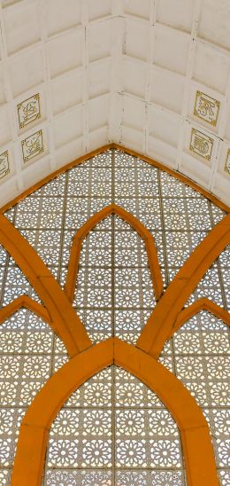 ceiling, pattern, church Wallpaper 1440x3040