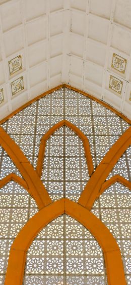 ceiling, pattern, church Wallpaper 828x1792