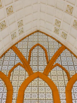 ceiling, pattern, church Wallpaper 2048x2732