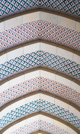 pattern, arch, ceiling Wallpaper 1200x2000