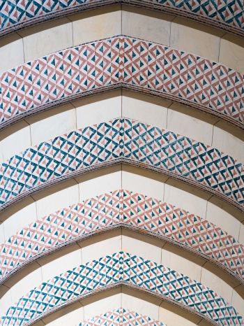 pattern, arch, ceiling Wallpaper 2048x2732