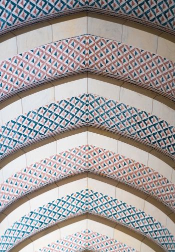 pattern, arch, ceiling Wallpaper 1640x2360