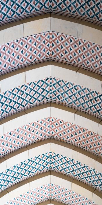 pattern, arch, ceiling Wallpaper 720x1440