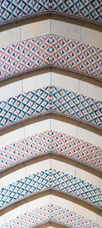 pattern, arch, ceiling Wallpaper 720x1600