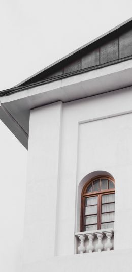 house, white, light Wallpaper 1440x2960