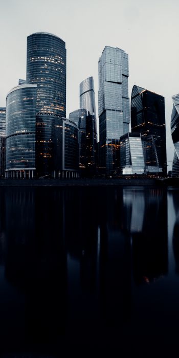 Moscow City, skyscrapers, Moscow Wallpaper 720x1440