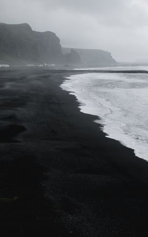Обои 1752x2800 Исландия, пляж, море