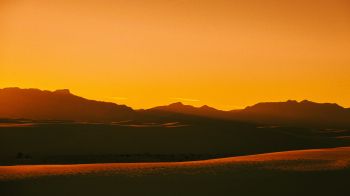 sunrise, landscape, orange Wallpaper 3840x2160