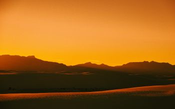 sunrise, landscape, orange Wallpaper 1920x1200