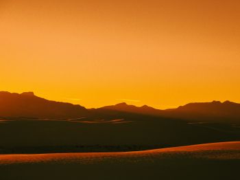 sunrise, landscape, orange Wallpaper 1024x768