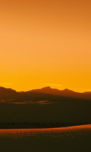 sunrise, landscape, orange Wallpaper 1200x2000