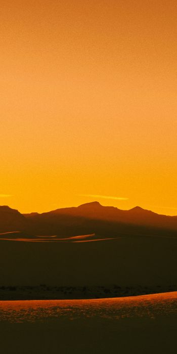 sunrise, landscape, orange Wallpaper 720x1440
