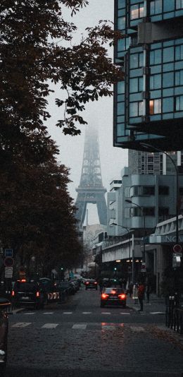 Paris, France, city Wallpaper 1080x2220